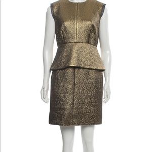 AUTHENTIC DVF Delian Peplum Dress with Tags